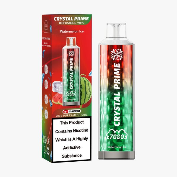 Crystal Prime 7000 Puffs Disposable Vape - Box of 10 Crystal Prime 7000 Puffs Disposable Vape - Box of 10