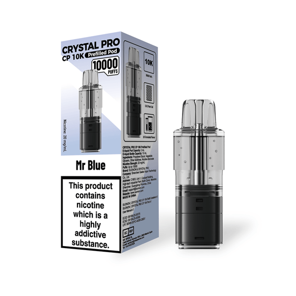 Crystal Pro CP 10k Replacement Pods Box of 5 - Wholesale Price !
