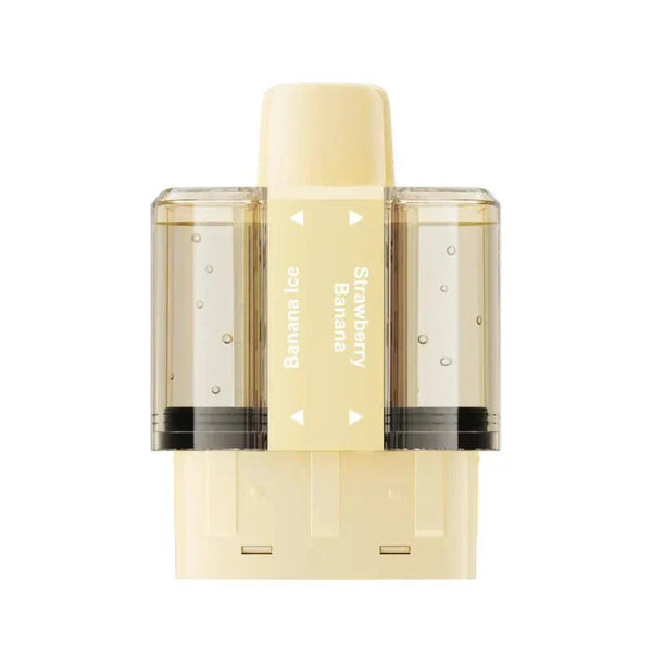 Crystal Pro Switch 30k Pods Box of 5 Available In Banana Ice / Strawberry Banana - ukvaperwholesale