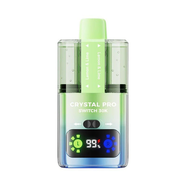Crystal Pro Switch 30k Pods Box of 5 - Available In Lemon Lime Flavour