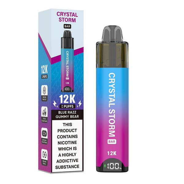 Crystal Storm Bar 12k Vape Kit Box of 5 - Wholesale Price !