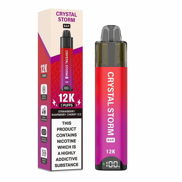 Crystal Storm Bar 12k Vape Kit Box of 5 - Wholesale Price !