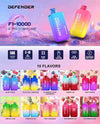 Defender F1 - 10000 Prefilled Pod Vape Kit ( Box of 5 ) - 10 Flavours Wholesale Price !
