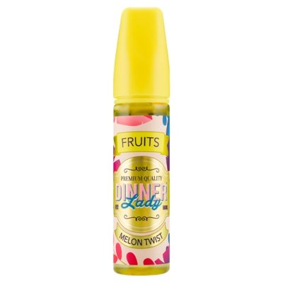 Dinner Lady Fruits 50ml Shortfill E Liquid Vape Juice, Melon Twist Flavour 