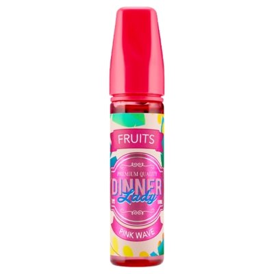 Dinner Lady Fruits 50ml Shortfill E-Liquid Vape Juice Available In Pink Wave Flavour 