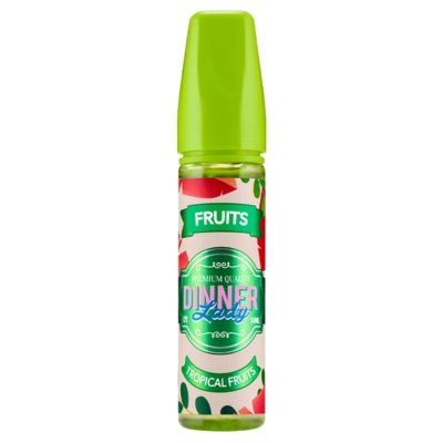 Dinner Lady Fruits 50ml Shortfill E-Liquid Vape Juice Available In Tropical Fruits Flavour 