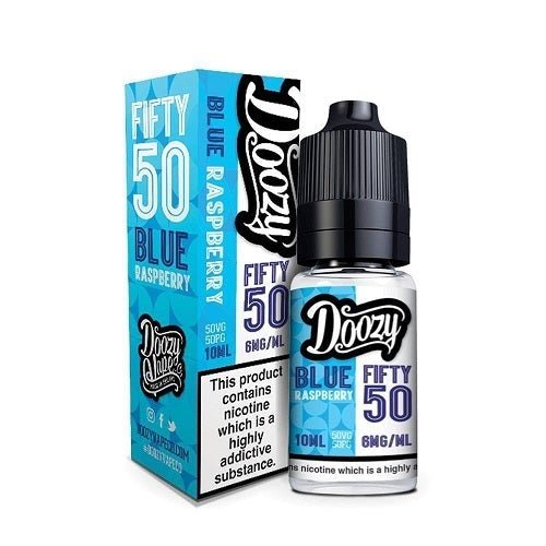 Doozy Vape 10ml E Liquid Pack of 10, Blue Raspberry Flavour