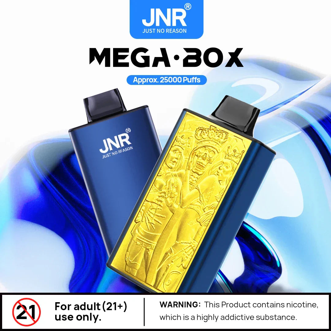 JNR Mega Box 25000 Puffs Disposable Vape Kit - Box of 10 JNR Mega Box 25000 Puffs Disposable Vape Kit - Box of 10