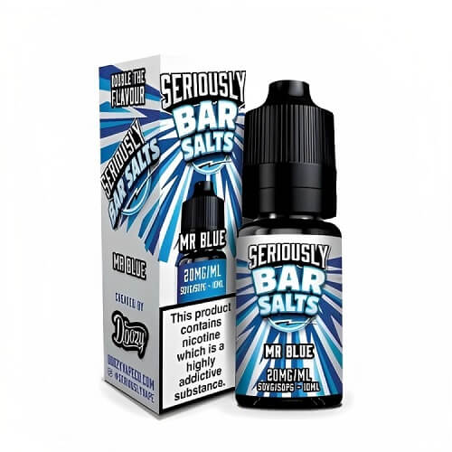 Dozzy Vape Seriously Bar Salt Nic Salt 10ml Pack of 10 Available in MR Blue Flavour 