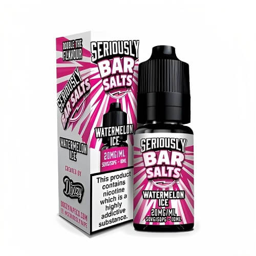 Dozzy Vape Seriously Bar Salt Nic Salt 10ml Pack of 10 Available in Watermelon Ice Flavour 