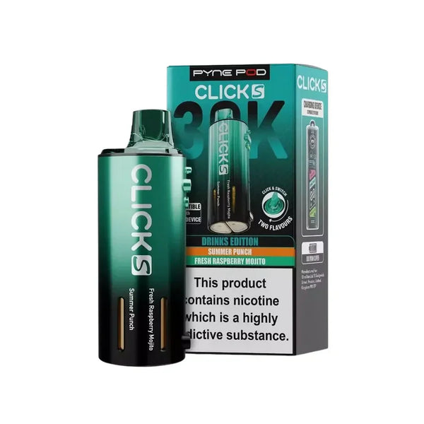 Pyne Pod Click S 30K Prefilled Replacement Pods - Box of 5