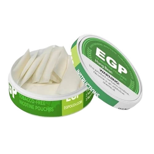EGP Nicotine Pouches 9MG & 14MG Box of 10, Mung Bean Flavour