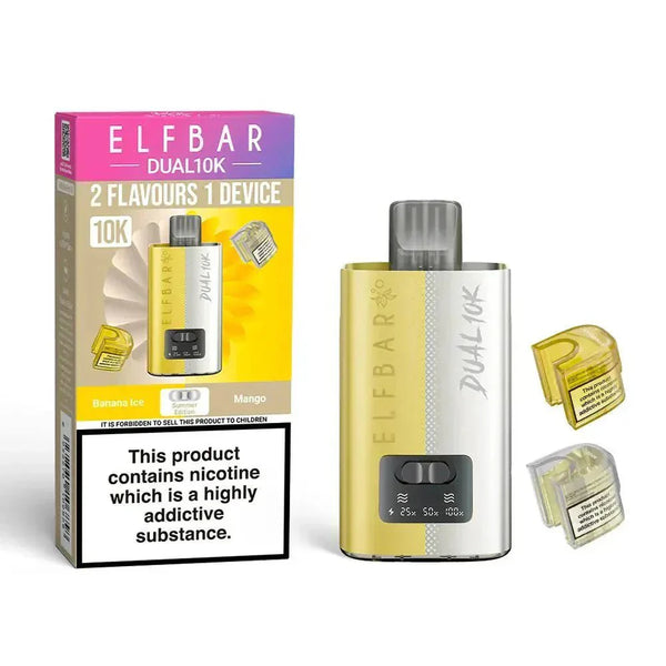 Image Of Elf B Dual 10k Prefilled Pod Vape kit - Box of 5