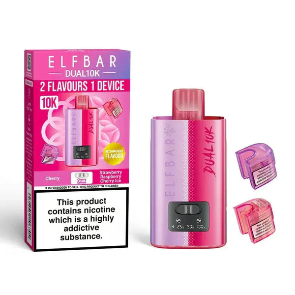 Image Of Elf B Dual 10k Prefilled Pod Vape kit - Box of 5