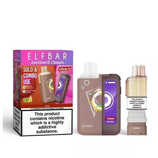 Elf Bar JoinOne15 Classic Pod Vape Kit Box of 5 - Wholesale Price !