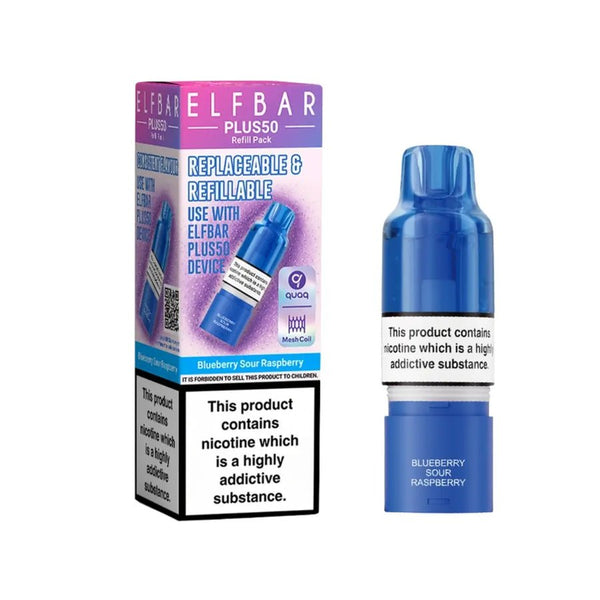 Elf Bar Plus 50 Refill Pods (Box of 5) - Wholesale Price !