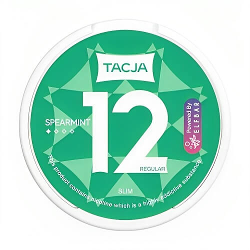 Elf Bar Tacja Nicopods Nicotine Pouches Pack of 10, Spearmint Flavour