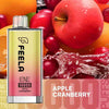Feela ENE/Elux 10000 Disposable Vape Puff Pod Box of 10 with Apple Cranberry flavour