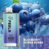Feela ENE/Elux 10000 Disposable Vape Puff Pod Box of 10 with Blueberry Hubba Bubba flavour