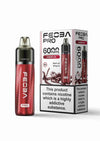 Feoba Pro 6000+ Disposbale Vape Box of 5 - with Cherry Ice flavour 