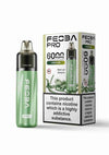 Feoba Pro 6000+ Disposbale Vape Box of 5 -with Lemon Ice flavour