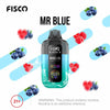 Fisco Point Pro 7000 Puff Pre-Filled Pod Kit - Box of 5 in Mr Blue Flavour Available 
