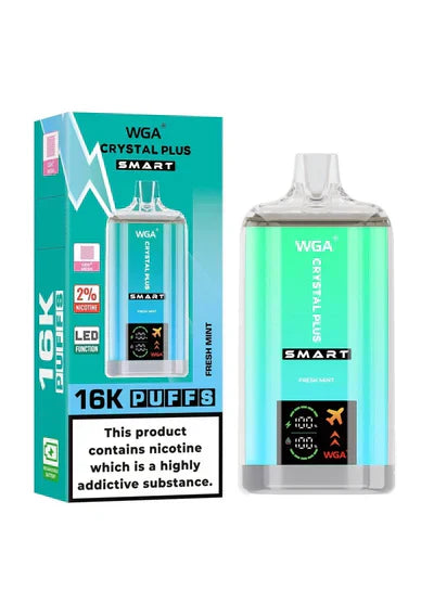 WGA Crystal Plus Smart 16K Prefilled Vape Kit - Box of 10
