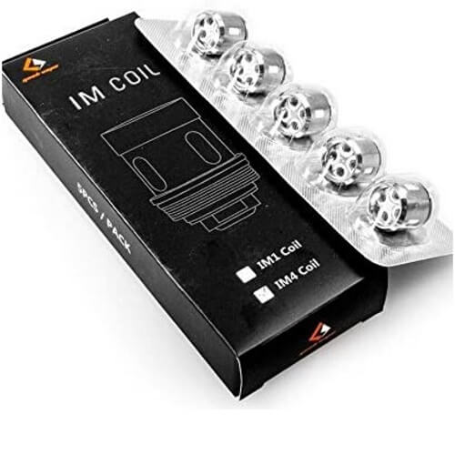Geekvape Im Coils, Pack of 5 Im4 0.15 Ohm Resistance Coil