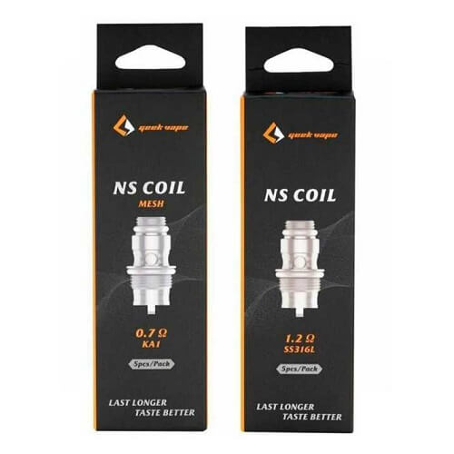 Geekvape Ns Coils, Pack of 5 1.2 Ohm, 0.7 Ohm Resistance Coil