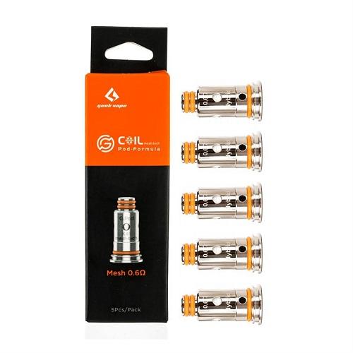 Geekvape Wenax Coil, Pack of 5 Mesh 0.6 Ohm Resistance Coil