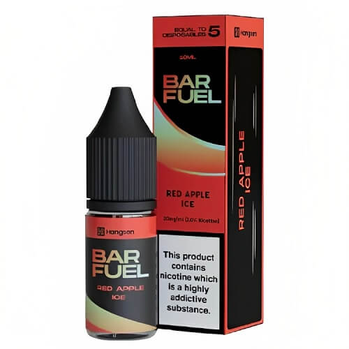 Hangsen Bar Fuel Nic Salt 10ml Pack of 10 Available In Red Apple Ice Flavour 