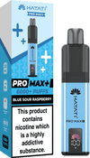Hayati Pro Max Plus 6000 Vape Box of 5, Blue Sour Raspberry Flavour