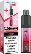 Hayati Pro Max Plus 6000 Vape Box of 5,H'Bubba Flavour