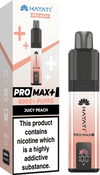Hayati Pro Max Plus 6000 Vape Box of 5, Juicy Peach Flavour