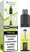 Hayati Pro Max Plus 6000 Vape Box of 5, Lemon Lime Flavour