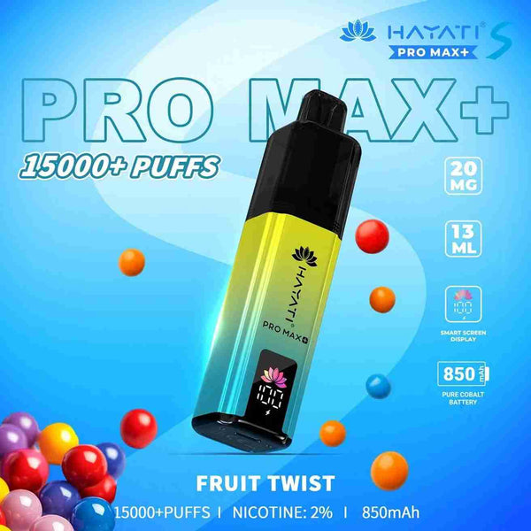 Hayati Pro Max S Plus 15K Pod Vape Kit - Wholesale Price ! with Fruit twist flavour
