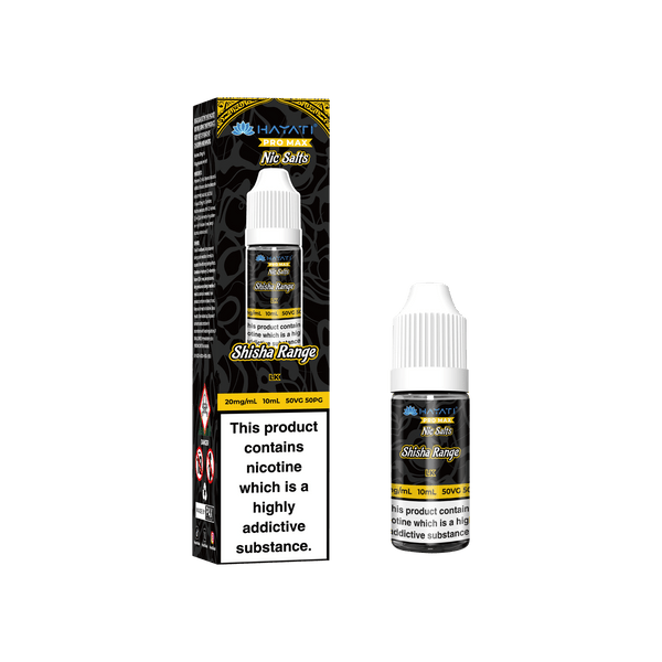 Hayati Shisha Pro Max Nic Salts Box of 10 - Wholesale Price !