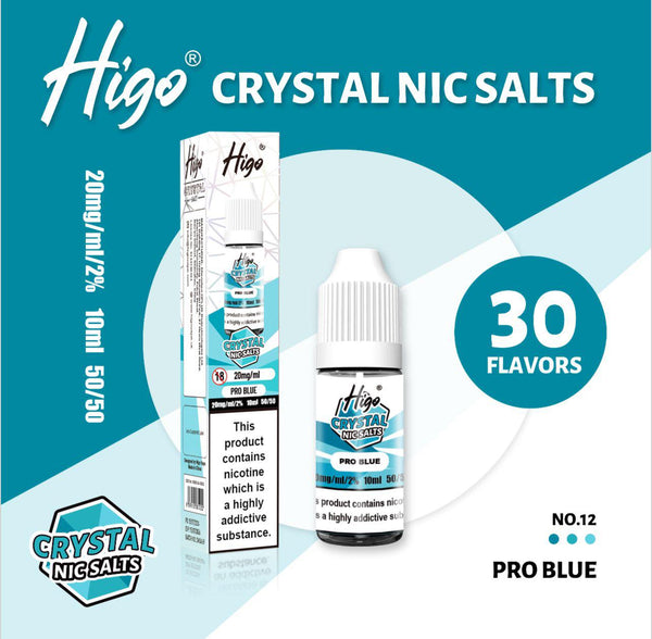 Higo Crystal Nic Salt 10ml E - Liquid Box of 10 - #Simbavapeswholesale#