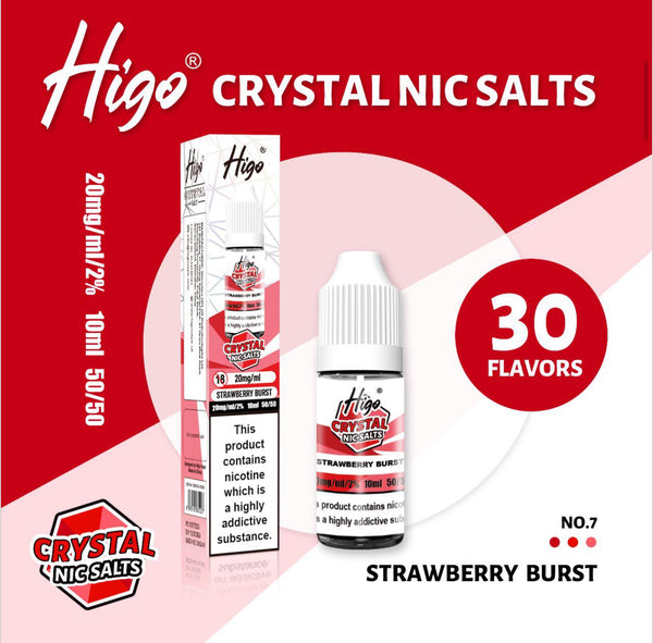 Higo Crystal Nic Salt 10ml E - Liquid Box of 10 - #Simbavapeswholesale#
