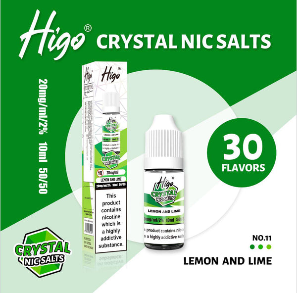 Higo Crystal Nic Salt 10ml E - Liquid Box of 10 - #Simbavapeswholesale#