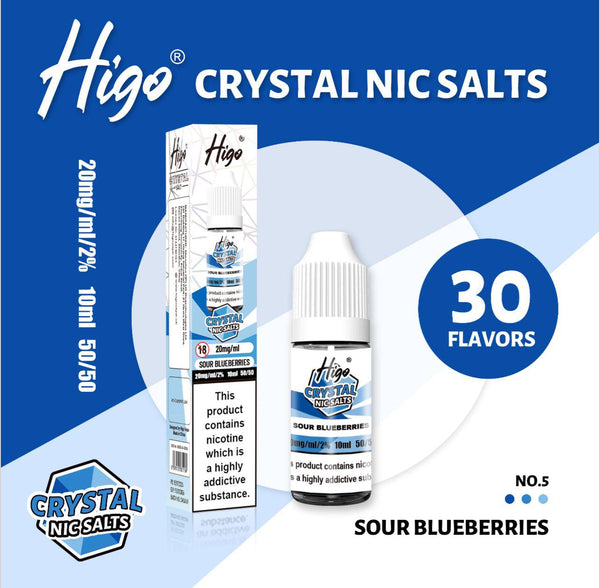 Higo Crystal Nic Salt 10ml E - Liquid Box of 10 - #Simbavapeswholesale#
