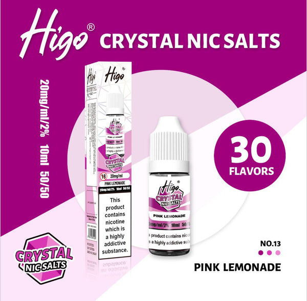 Higo Crystal Nic Salt 10ml E - Liquid Box of 10 - #Simbavapeswholesale#
