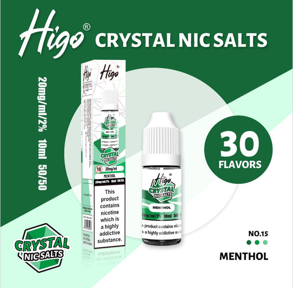 Higo Crystal Nic Salt 10ml E - Liquid Box of 10 - #Simbavapeswholesale#