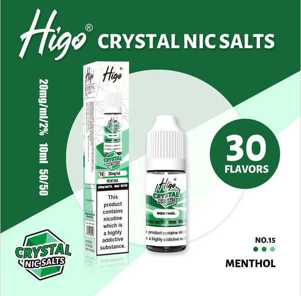 Higo Crystal Nic Salt 10ml E - Liquid Box of 10 - #Simbavapeswholesale#