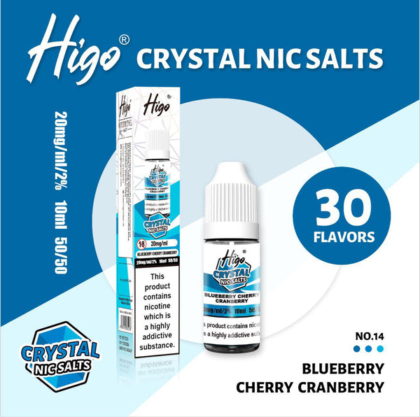 Higo Crystal Nic Salt 10ml E - Liquid Box of 10 - #Simbavapeswholesale#
