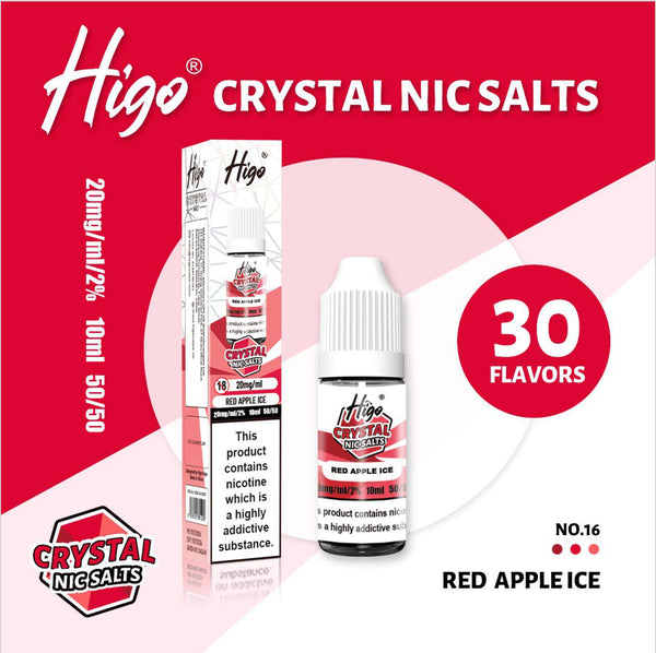 Higo Crystal Nic Salt 10ml E - Liquid Box of 10 - #Simbavapeswholesale#