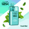HQD Glow Pro 12k Prefilled vape Pod Kits with Fresh Mint flavour