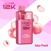 HQD Glow Pro 12k Prefilled vape Pod Kits with Juicy Peach flavour
