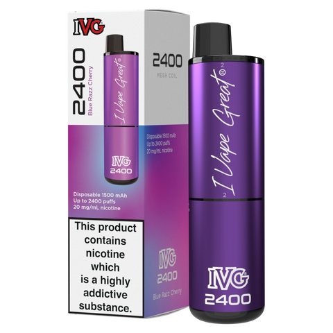 IVG 2400 Disposable Vape Pod Puff Bar Box of 5 - #Simbavapeswholesale#
