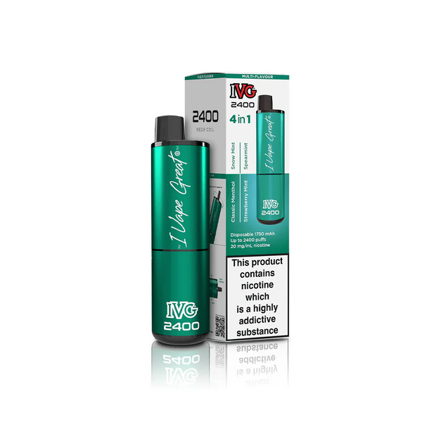 IVG 2400 Disposable Vape Pod Puff Bar Box of 5 - #Simbavapeswholesale#